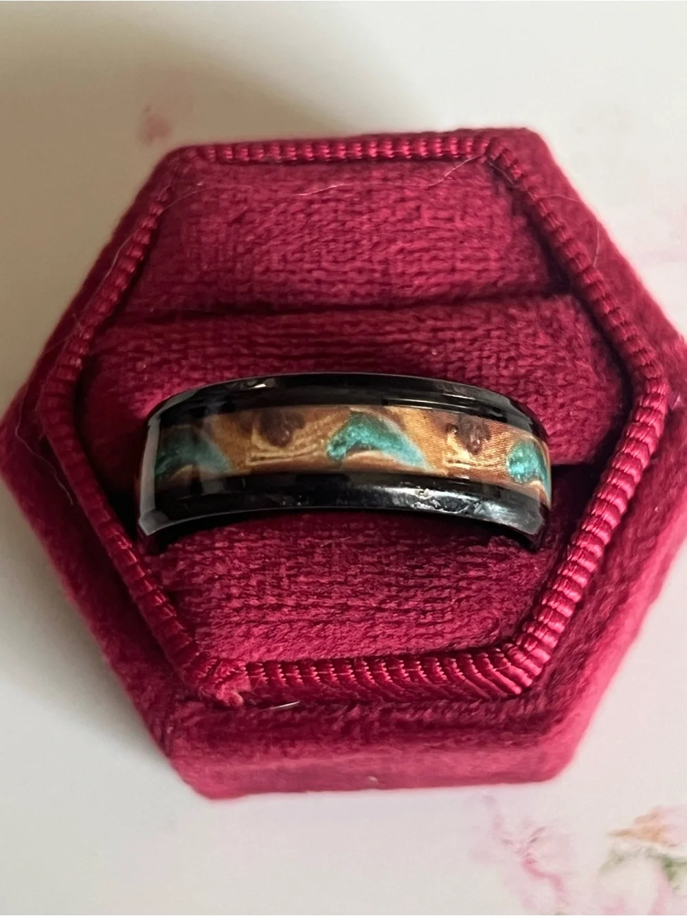 Luxury Collection Titanium Steel Polished Design Minimalist 8mm Band Size 13 NWT